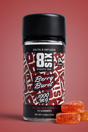 Buy Berry Burst 1000MG Delta-8 THC Gummies