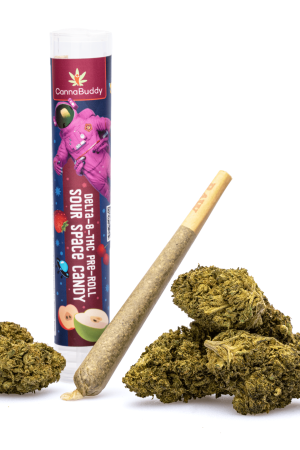 Delta 8 THC geïnfuseerde pre-roll – Zure Space Candy