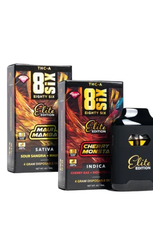Eighty Six Brand Elite Edition THCA Disposable Vape Cartridge